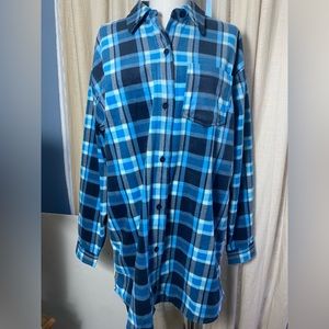 ASOS Collusion Plaid Fleece Mini Dress